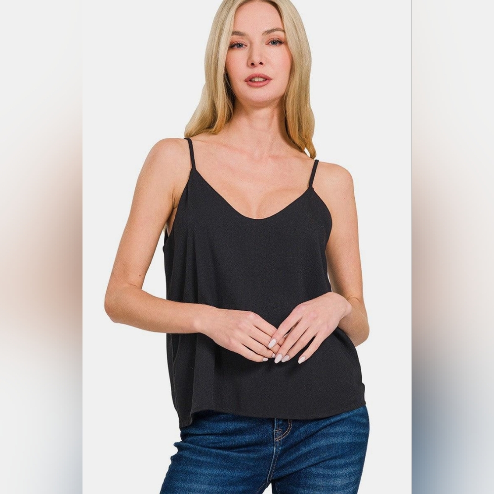 Zenana Outfitters Black Camisole Top